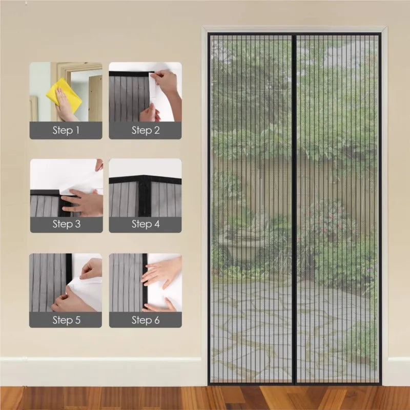 Magnetic Screen Door Curtain